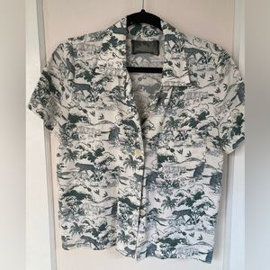 Reformation button up blouse